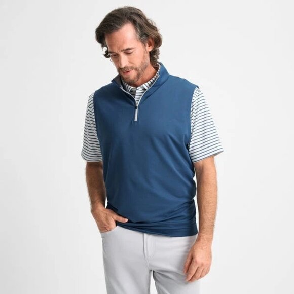 Gen Teal Venture Performance Quarter-Zip Vest Men s Size XL - Picture 1 of 8